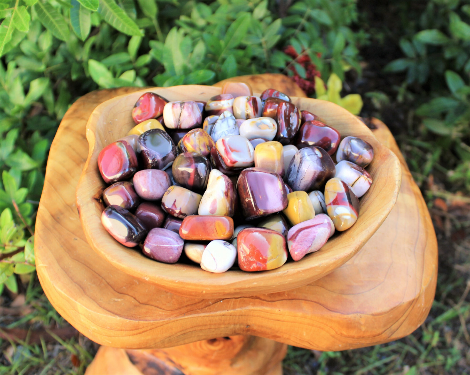 Bulk 1 lb Lot Mookaite Jasper Tumbled Stones (Crystal Healing Mookite Chakra)