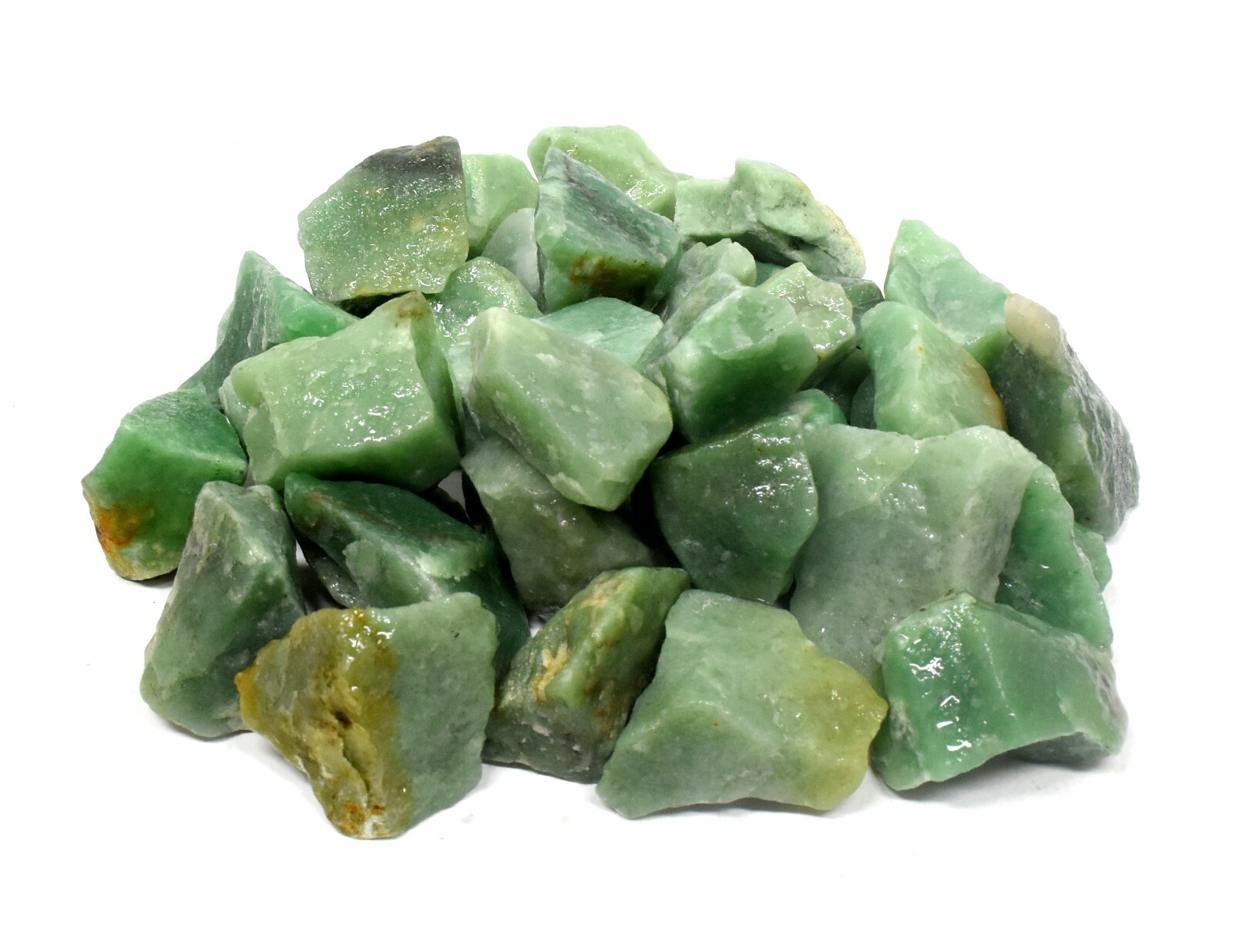 32oz Green Prasiolite Quartz Rough Natural Gemstone Crystal Mineral Cabs Brazil