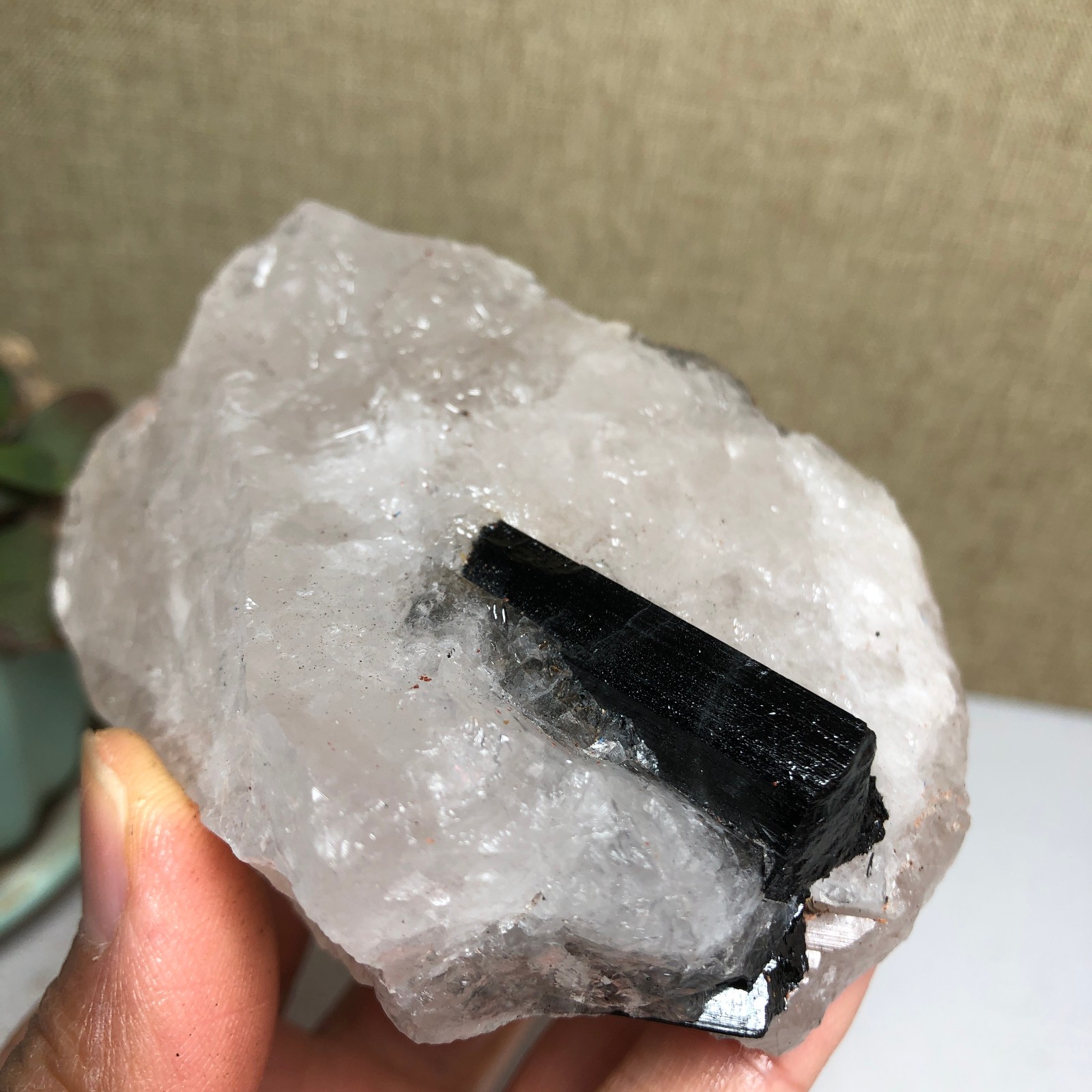 Natural tourmaline Crystal paragenesis gemstone original Specimen 290g A1684