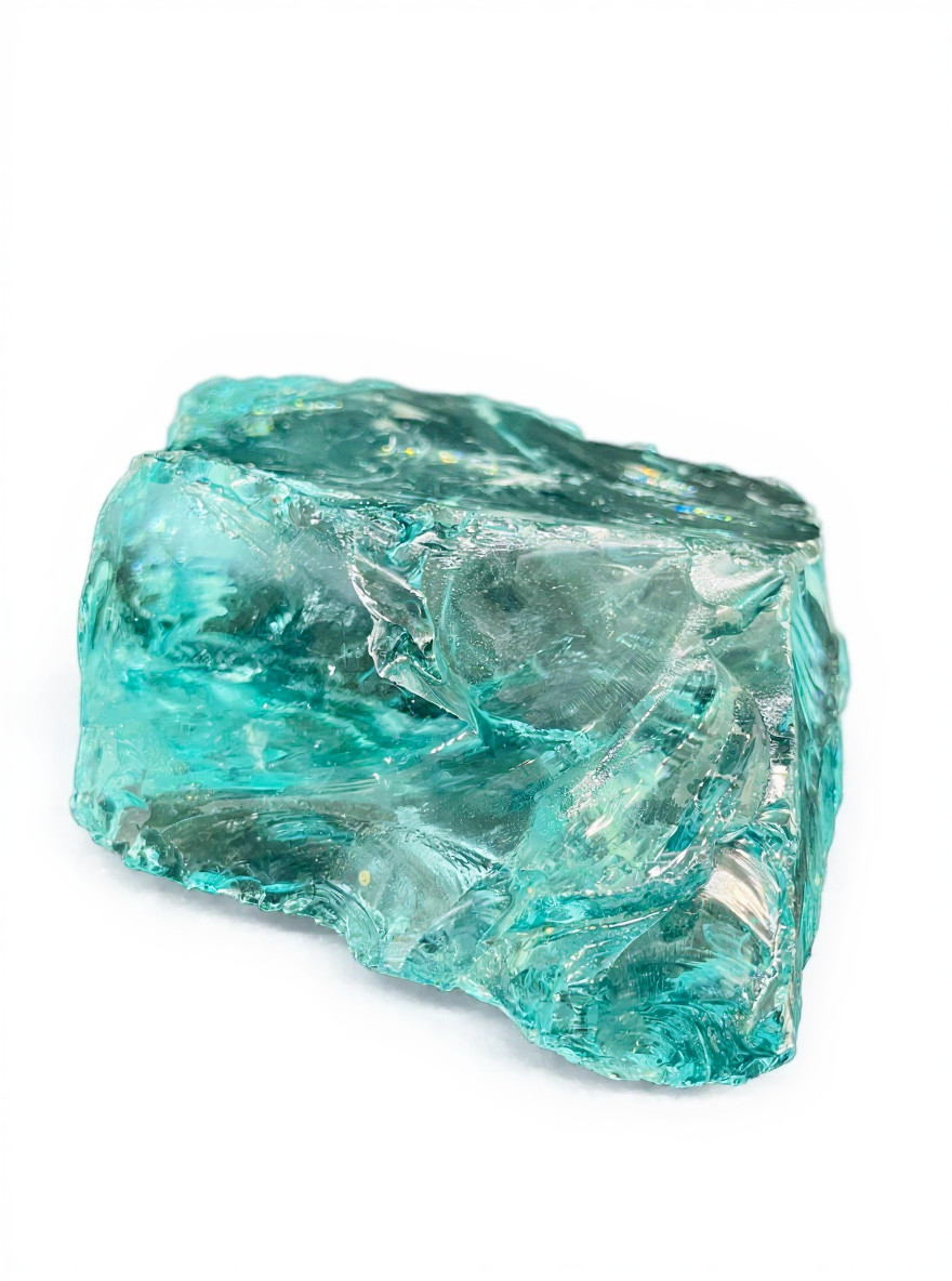 Raw Aqua Blue Obsidian Gemstone 410-610 CT Meditation Crystal for Chakra Energy
