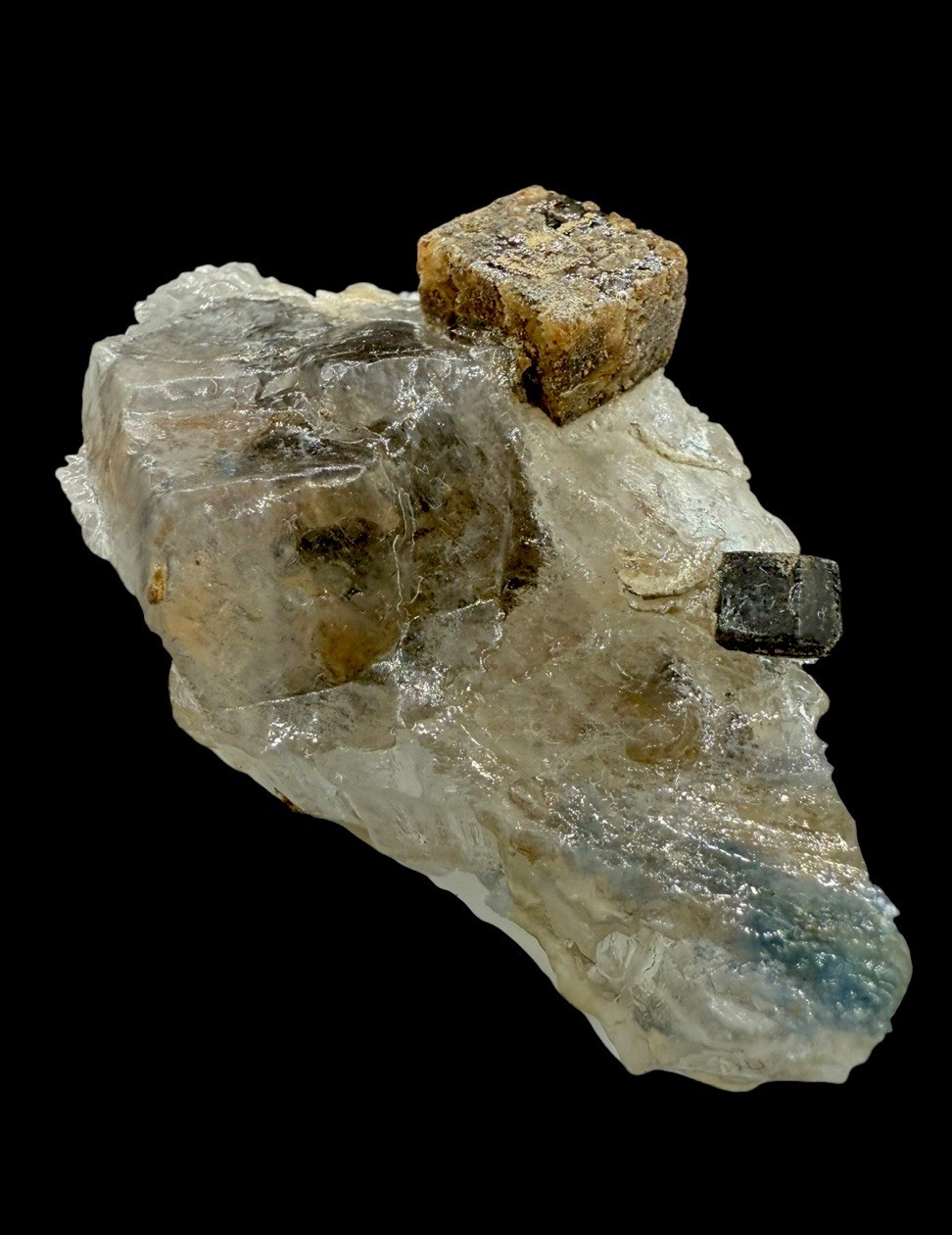 Blue & White Halite Crystals : Amelie Shaft . Mülhausen , France 🇫🇷