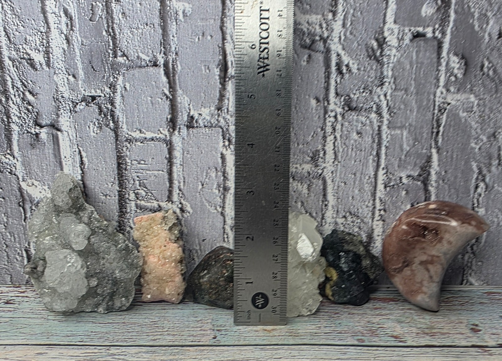 514g Mixed Crystal Mineral Collection Fluorite Garden Quartz Freeform
