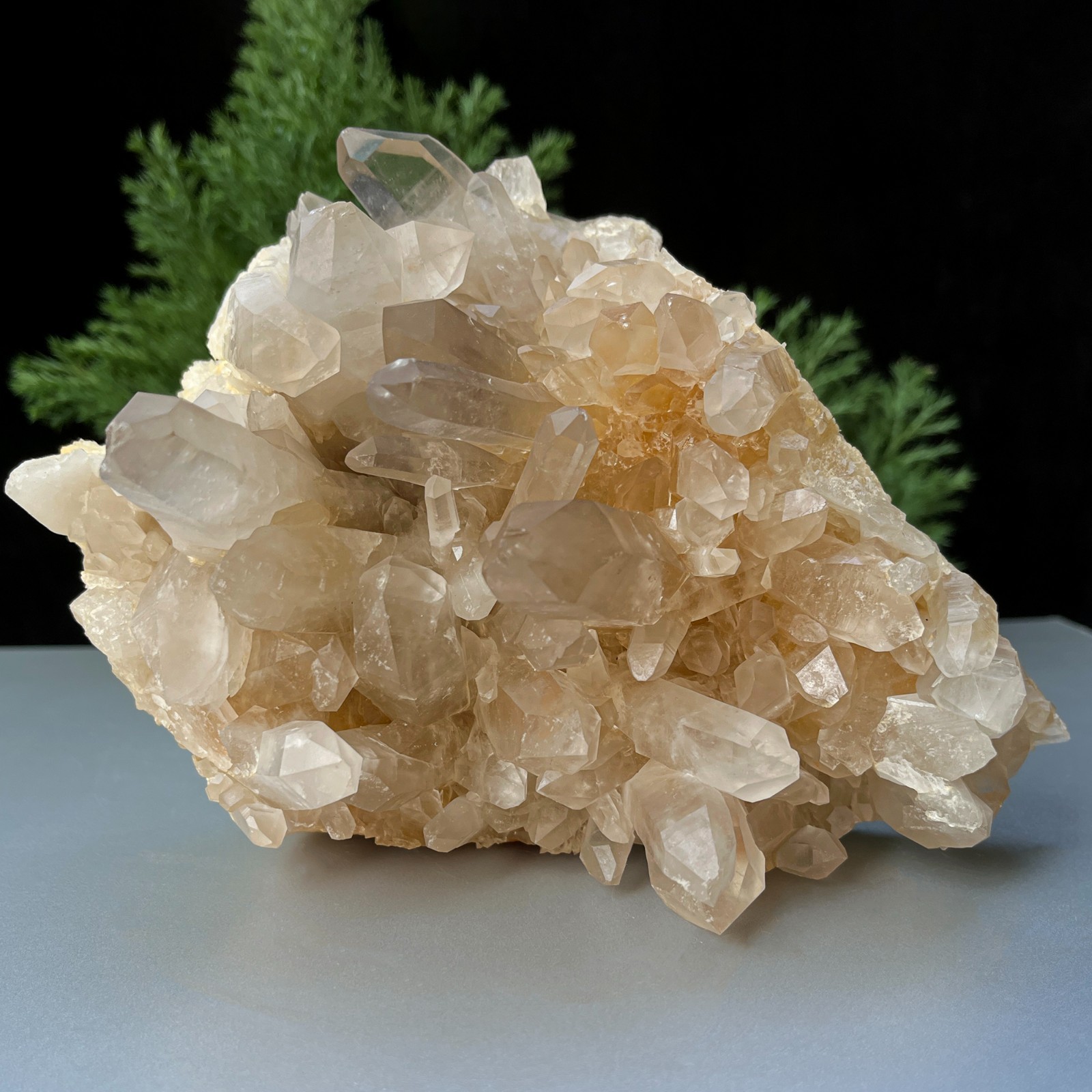 Crystal Cluster Minerals Dazzling Golden Hue Natural Himalayan Yellow Rough 2 lb