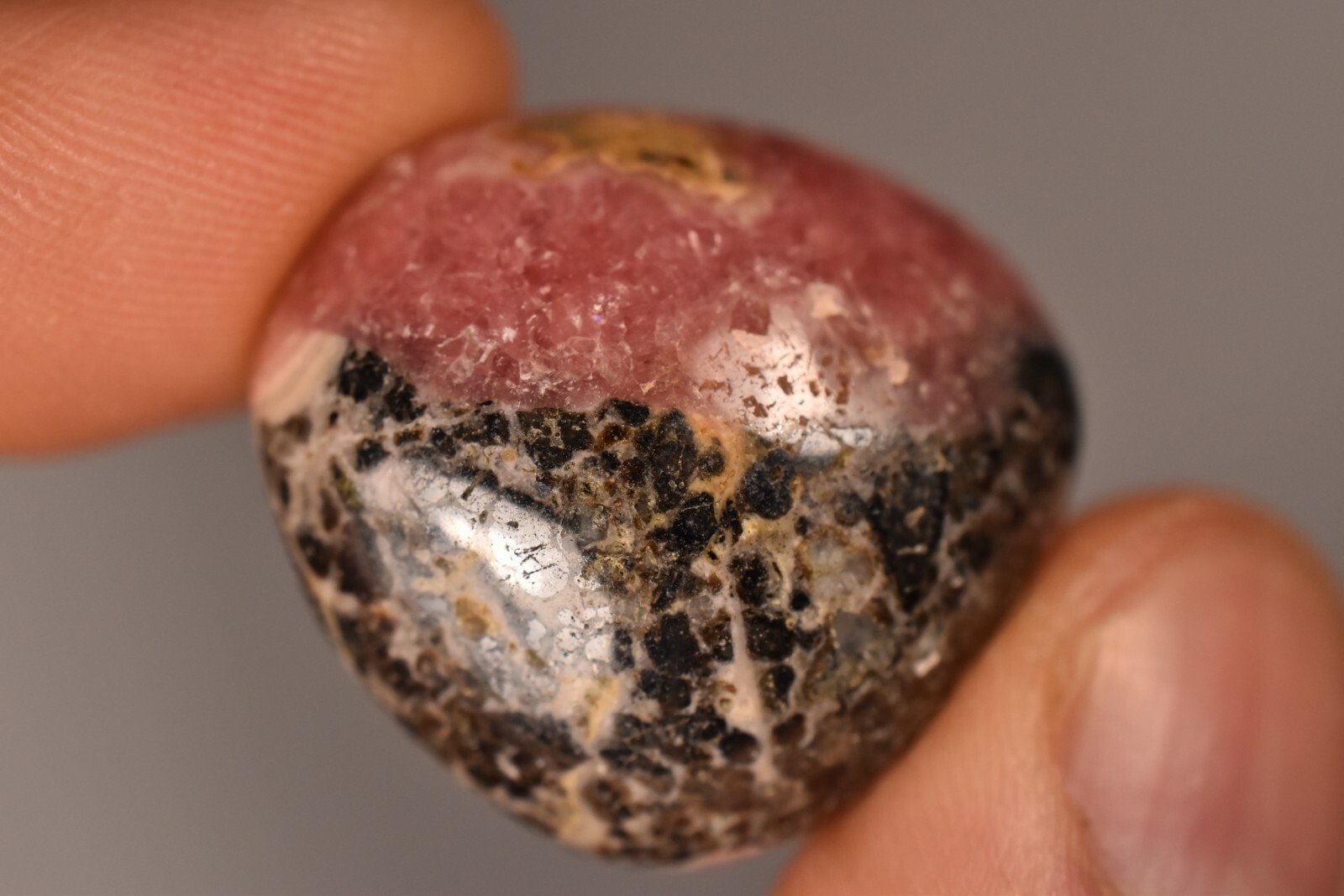 *RHODOCHROSITE Tumbled Stone 2.8cm 22.6g Polished Natural Healing Crystal