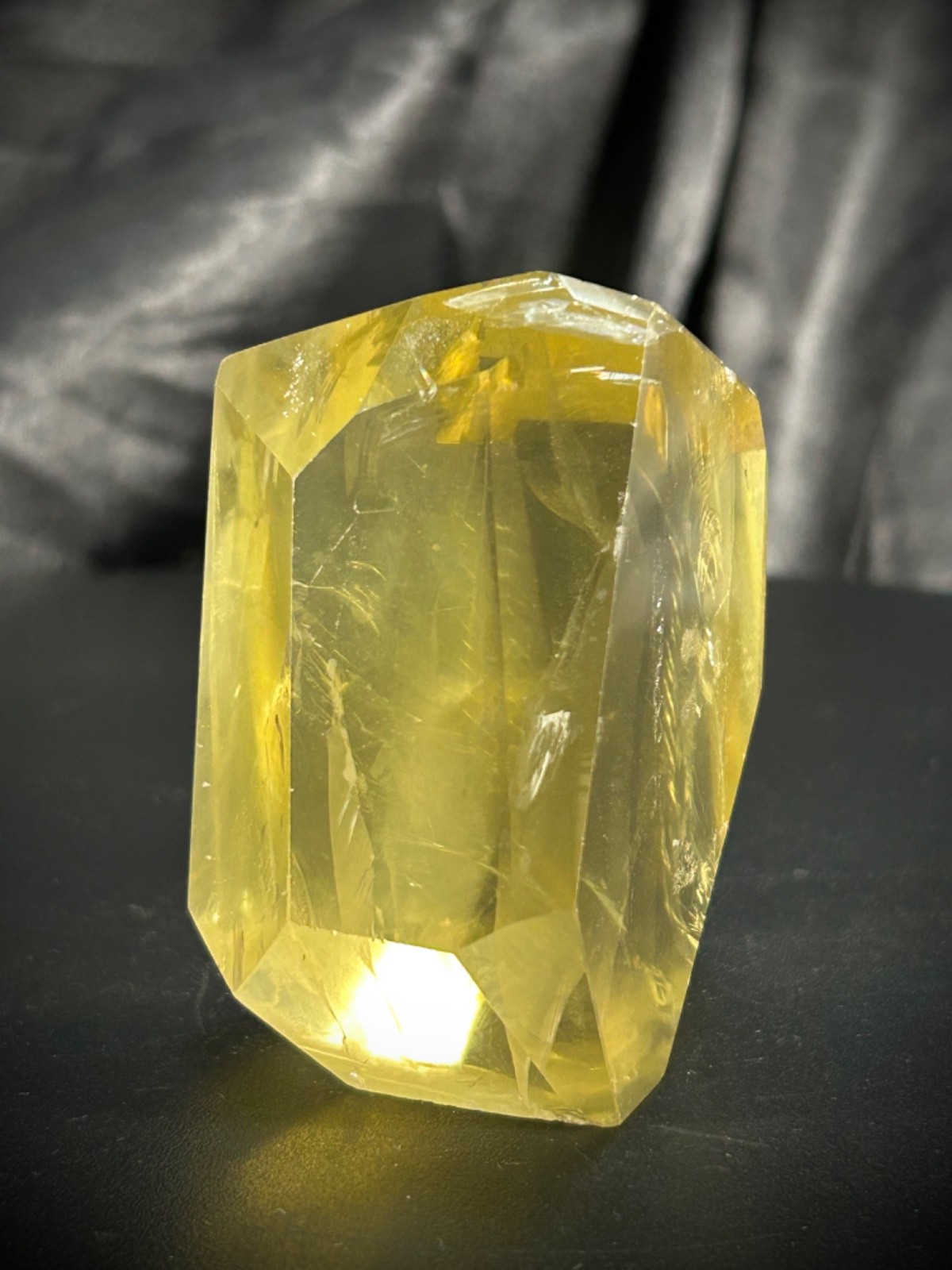 2.54″ High Clarity Citrine Geometric Freeform 6.9oz (194 grams)