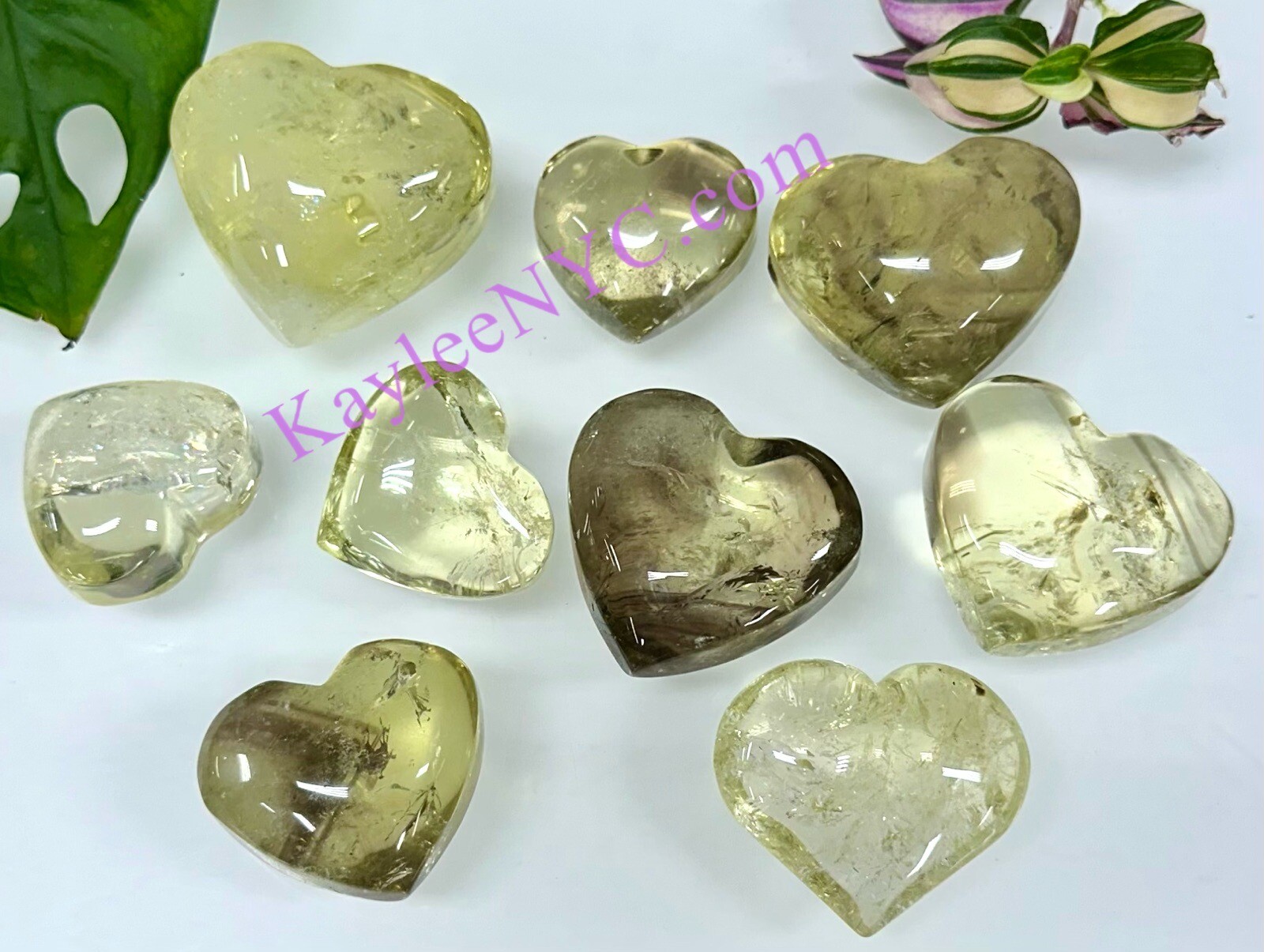 Wholesale Lot 1 Lb Citrine Crystal Heart Healing Energy