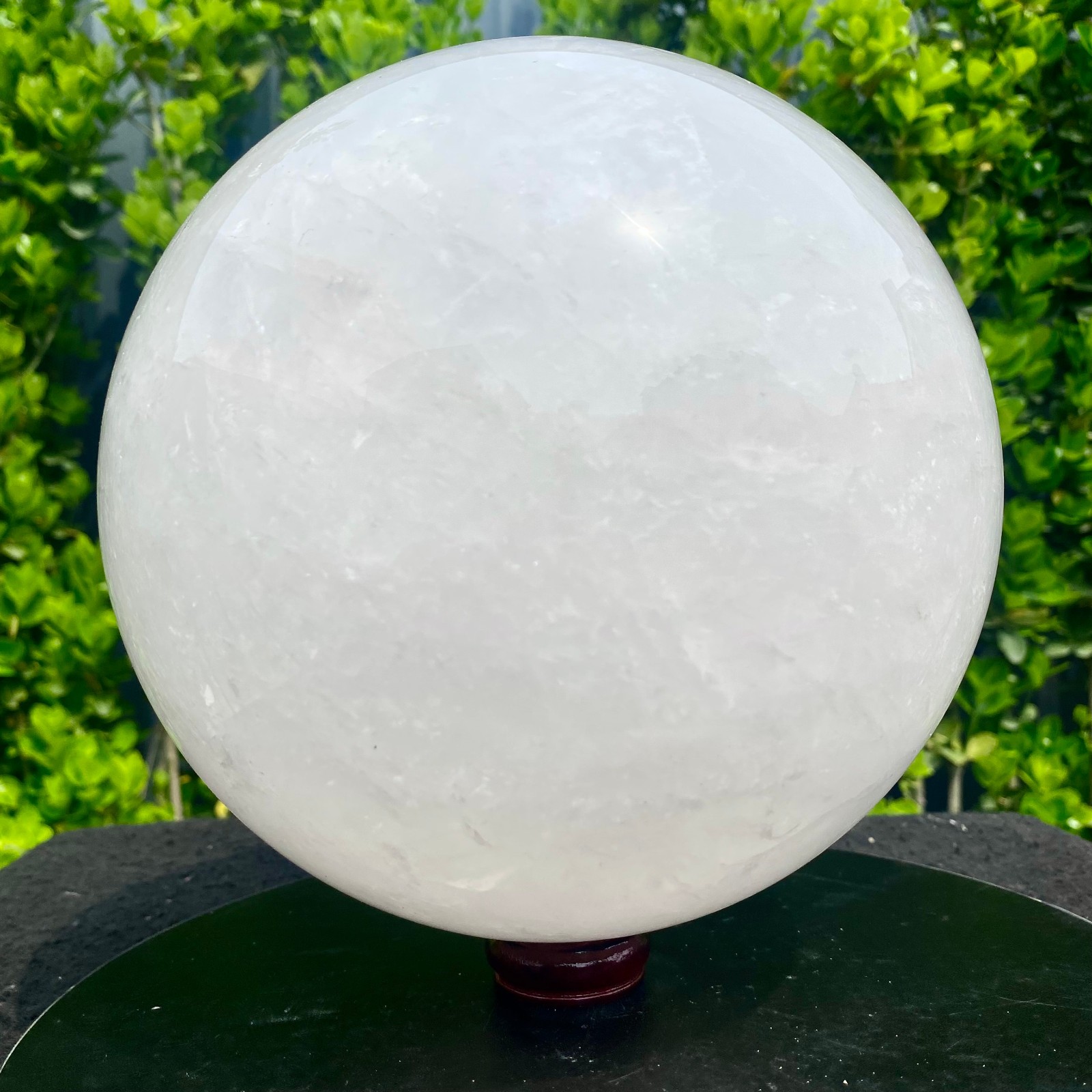 21.82LB white crystal quartz crystal ball Reiki repair