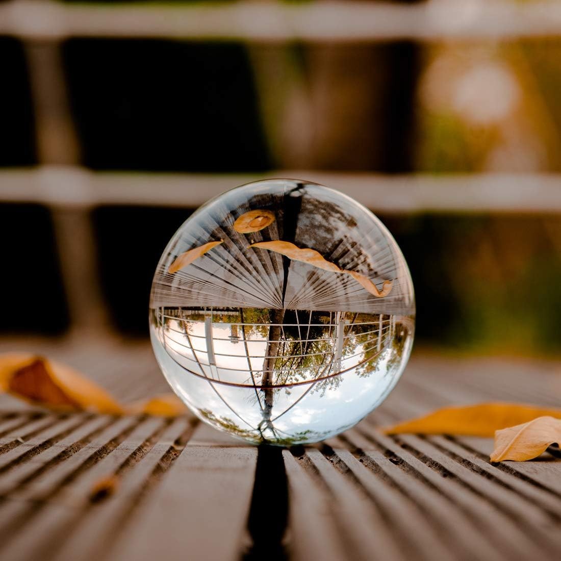4.7 Inch Clear Decorative Crystal Sphere with Free Stand – Great for Photography