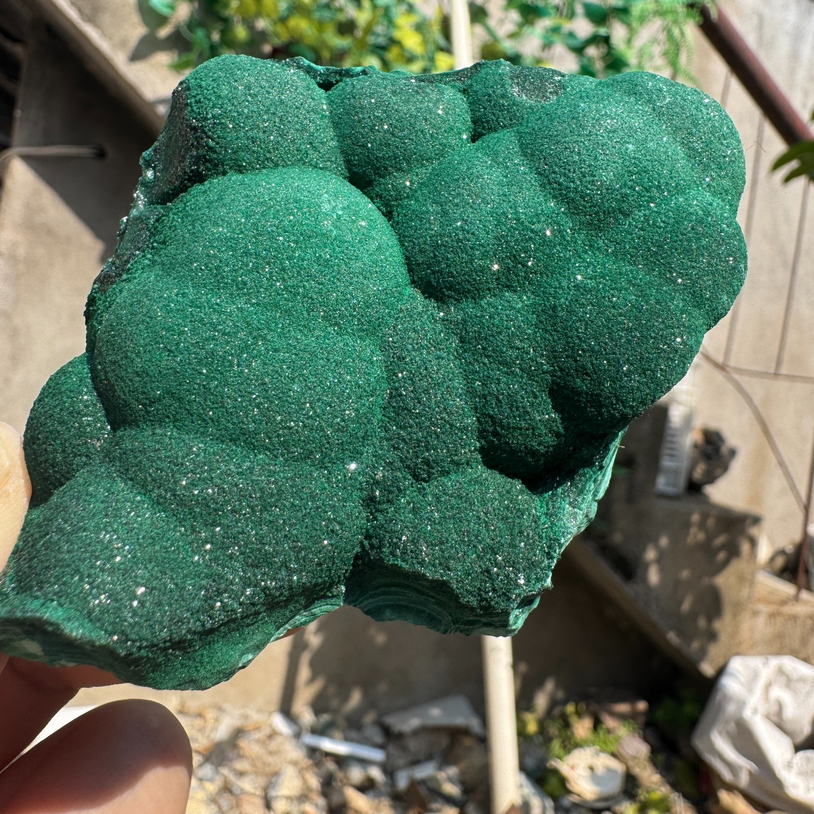 250G Natural Malachite crystal quartz Mineral Specimen Reiki congo