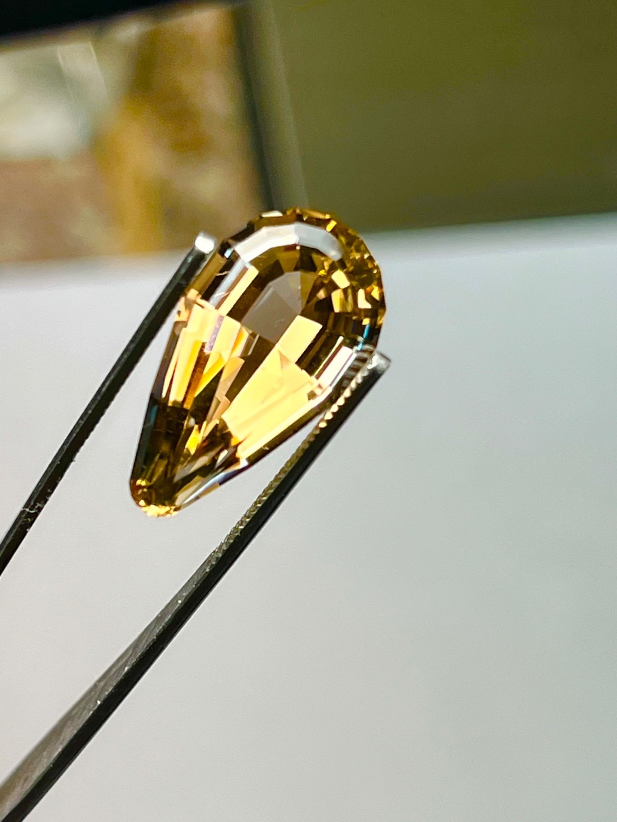8.79ct AAA Imperial Montana topaz Fantasy Cut Hand-Cut Artisan Gemstone (One o