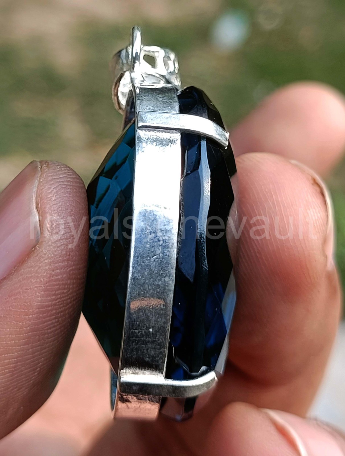 110.00 Ct Natural Tourmaline Oval Shape Pendant 925 Silver Free Chain IGL 6FHM