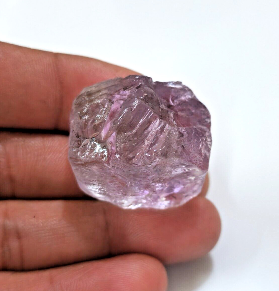 Excellent Pretty Pink Amethyst Raw 144 Crt Amethyst Crystal Rough Making Jewelry