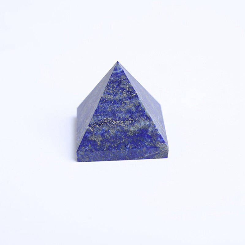 Natural Lapis Lazuli Quartz Crystal Orgonite Energy Pyramid Chakra Healing Stone