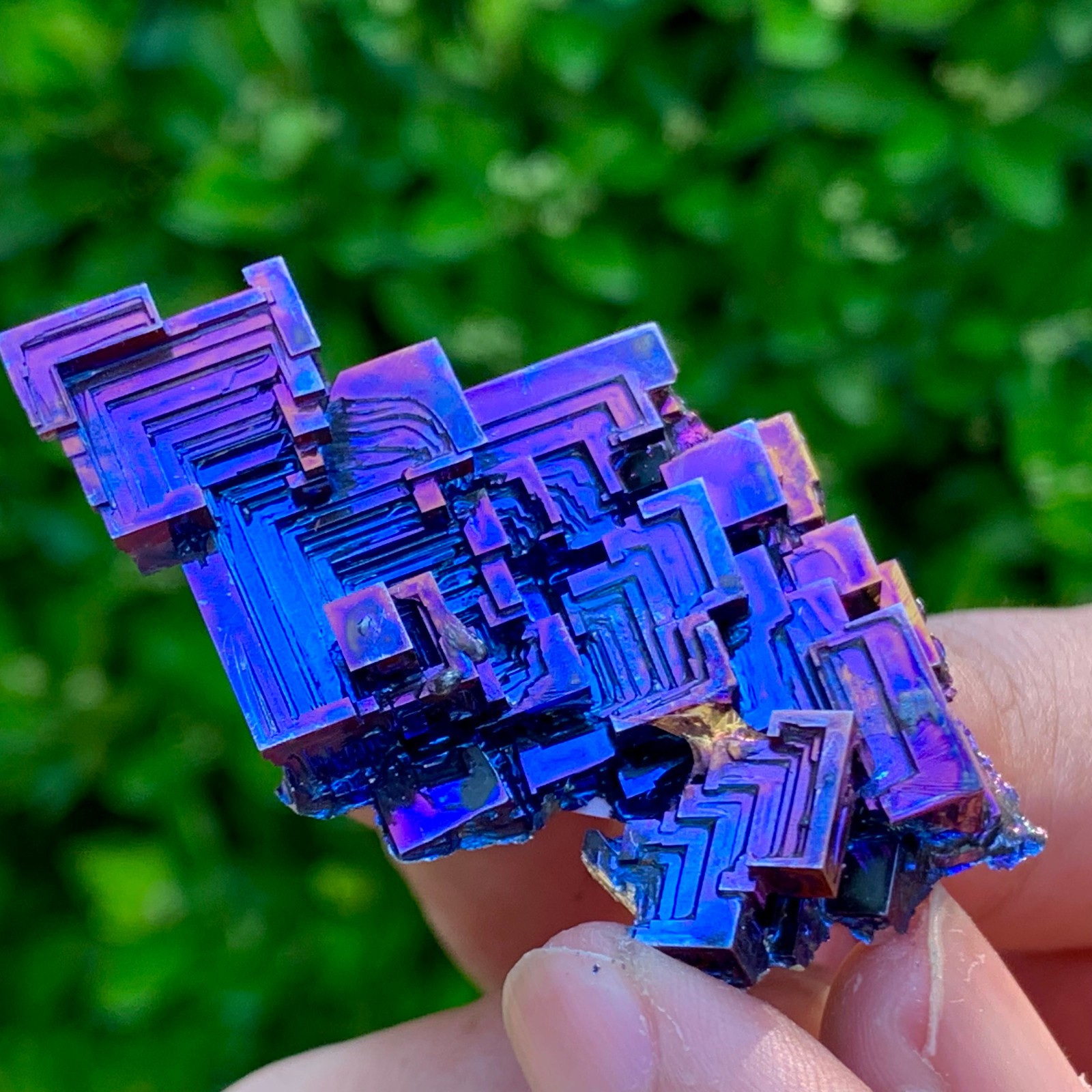 36G ram Bismuth rainbow crystal elementBi gemstone Mineral specimen healing