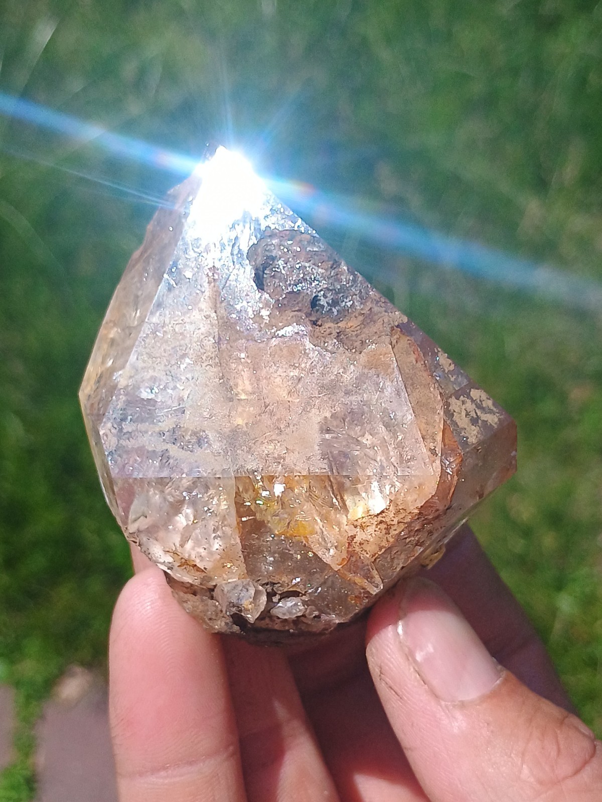 Herkimer 💎 Golden 💛 Healer Miner Direct From NY ❤️