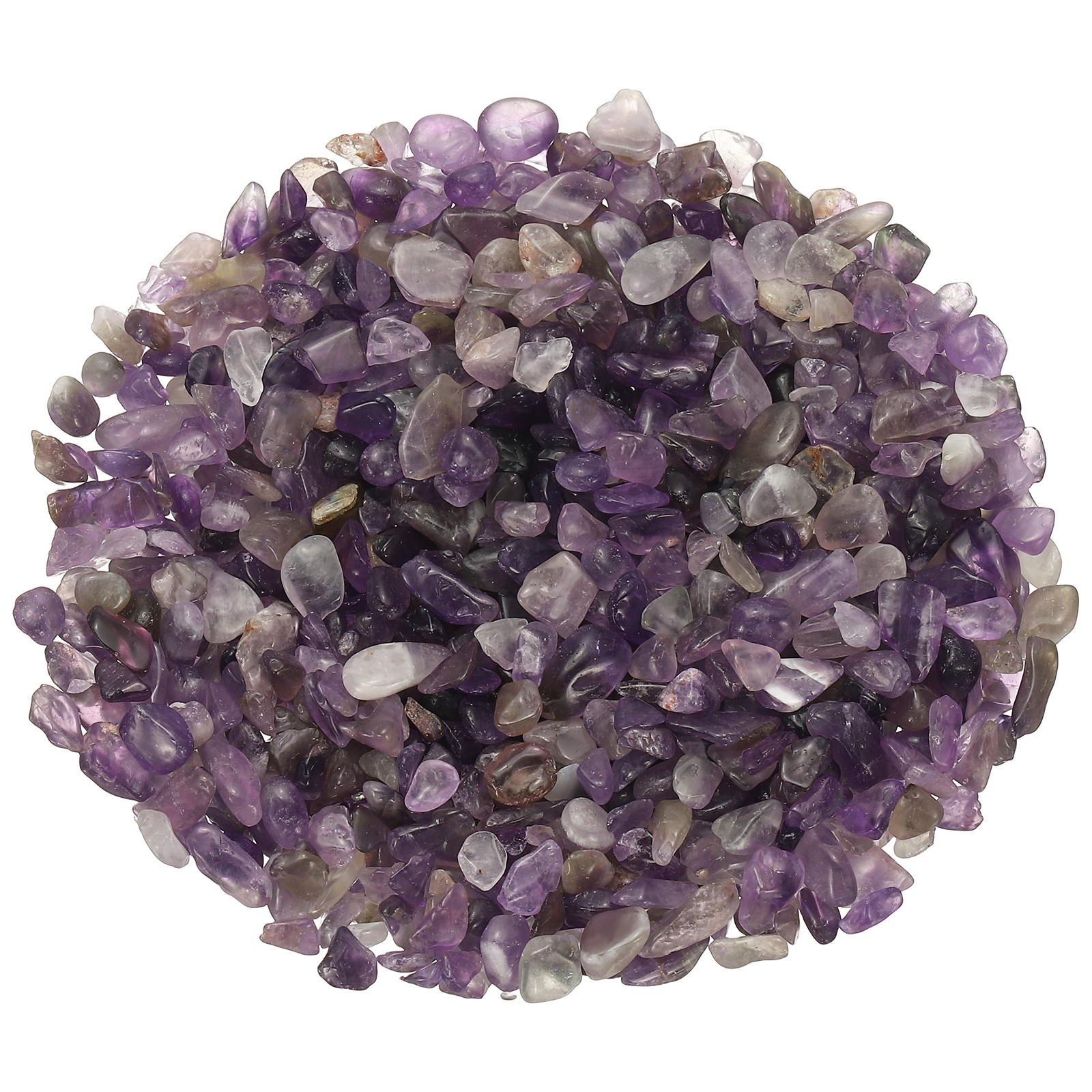 Crystal Chips Stone 0.44Lb Fluorite Gravel Rocks Purple Amethyst 5 – 14mm