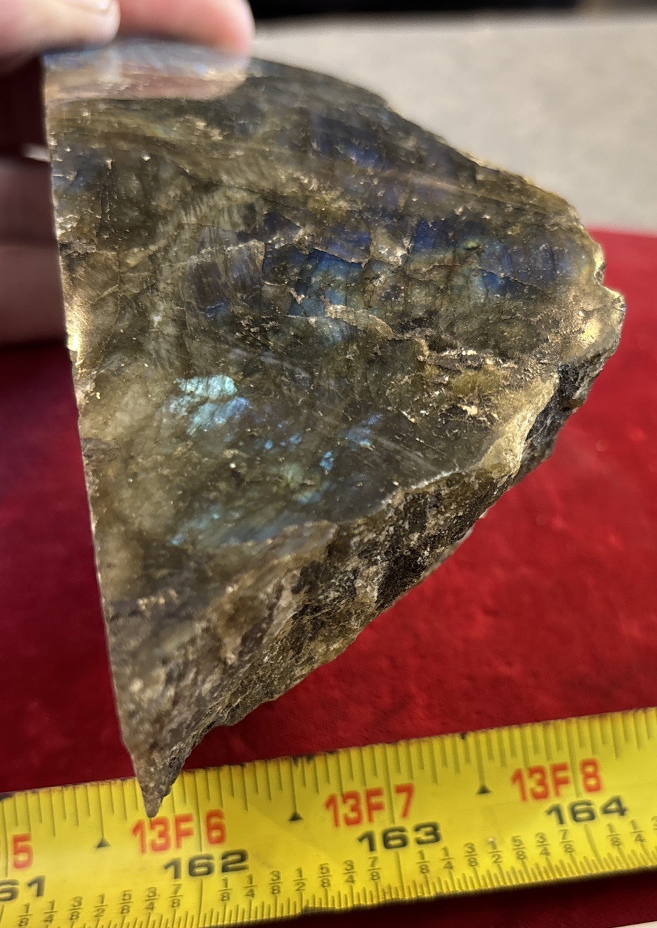 Labradorite Polished Face Madagascar 657 grams