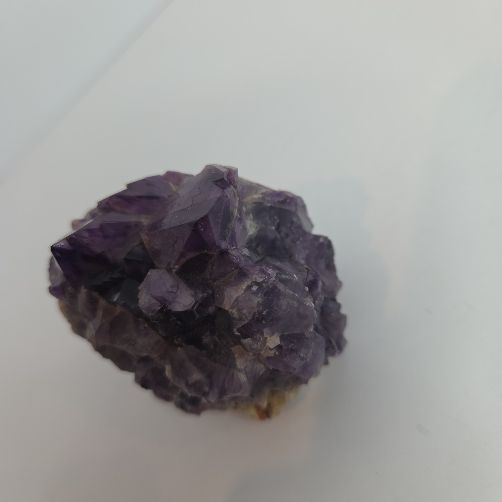 Natural Purple Crystal Cluster Specimen Amethyst Mineral Collectible 9.8 Ounces