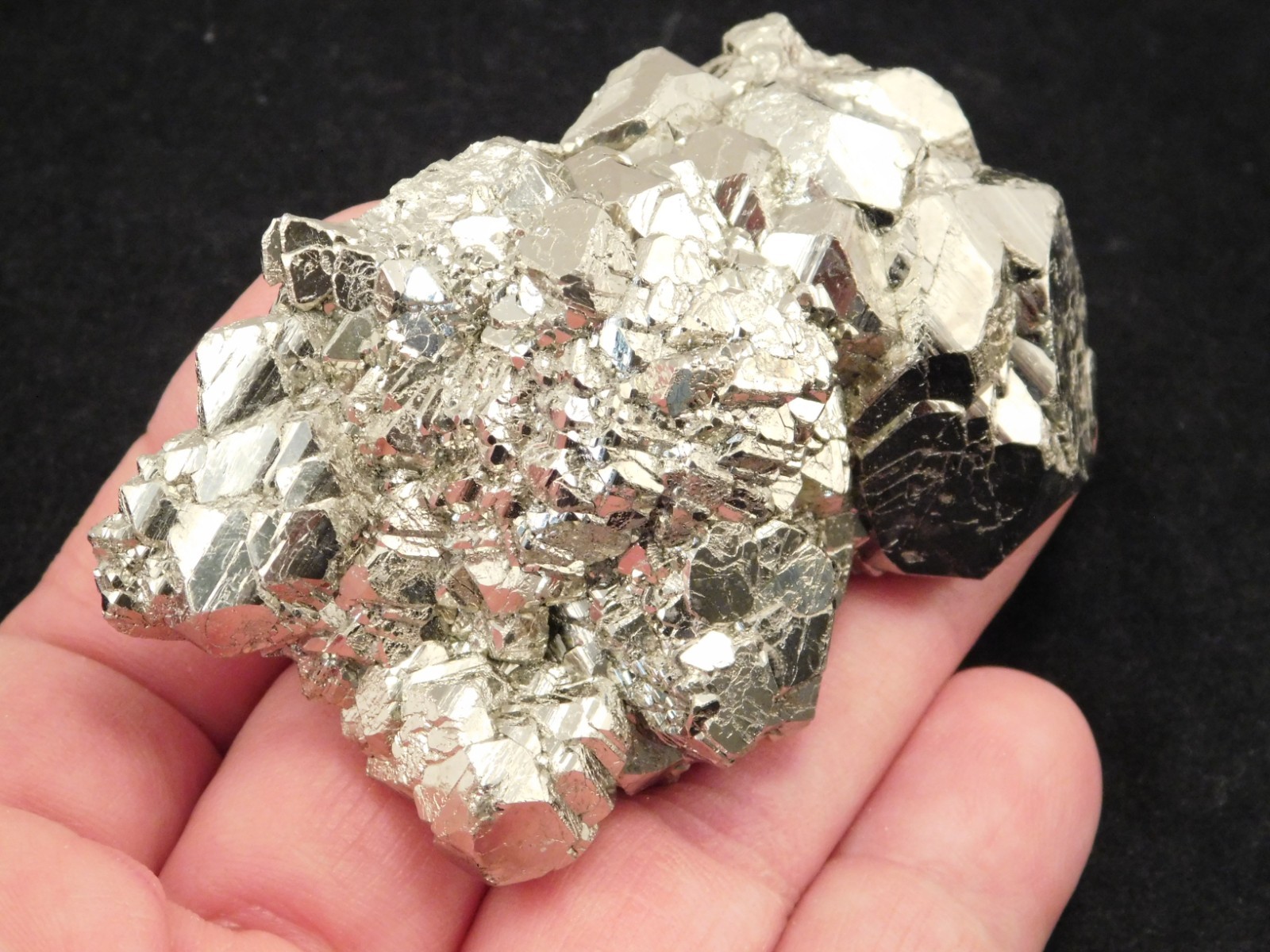 Dodecahedron PYRITE Crystal Cluster 100% Natural Peru 168gr