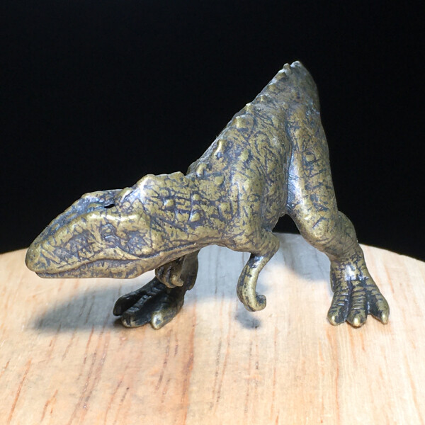70g Ancient Chinese Handcrafted.Brass Exquisite.Perfect Dinosaur sculpture.gift
