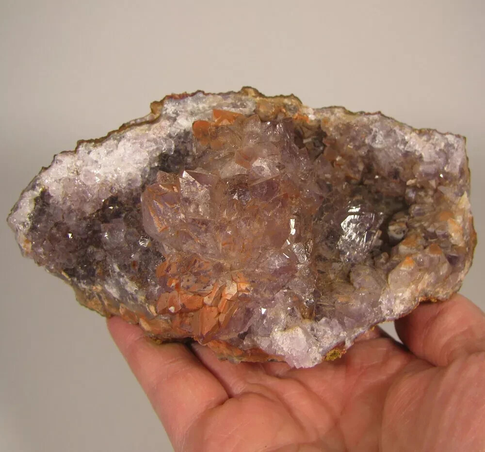 5″ AMETHYST GEODE Crystals Cluster – Morocco – 1.9 lbs.