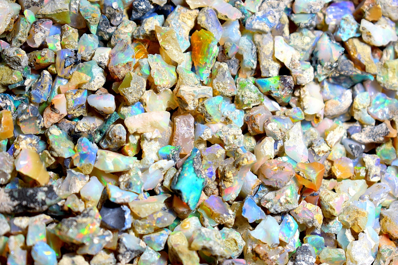 Cut Grade Opal Rough Lot AAA Grade 10 Pieces Large Size Ethiopian Welo Opal Raw