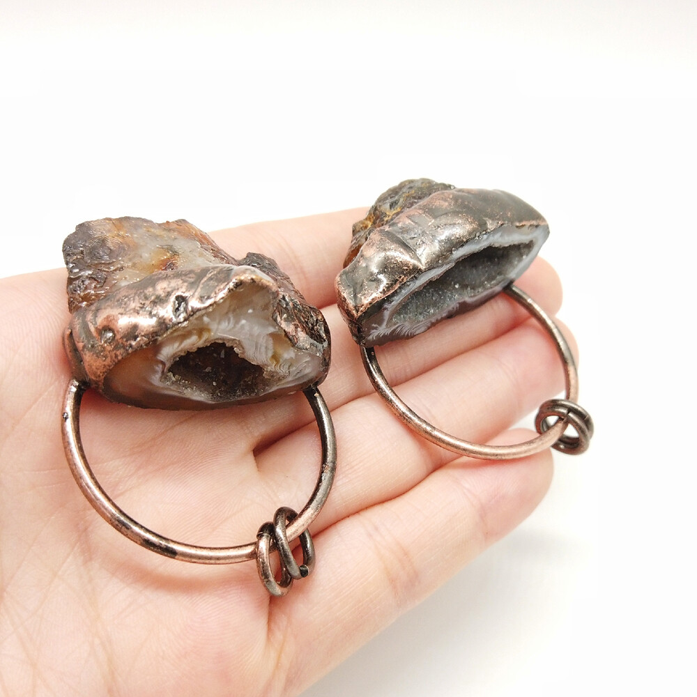 Natural Crystal Pendant Sun Stone Triangle Clear Quartz God Retro Chakra Vintage
