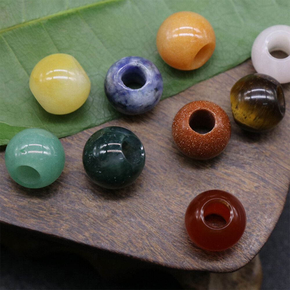 5*12mm Large Hole Rondelle Loose Charms European Beads Bracelet Jewelry Making