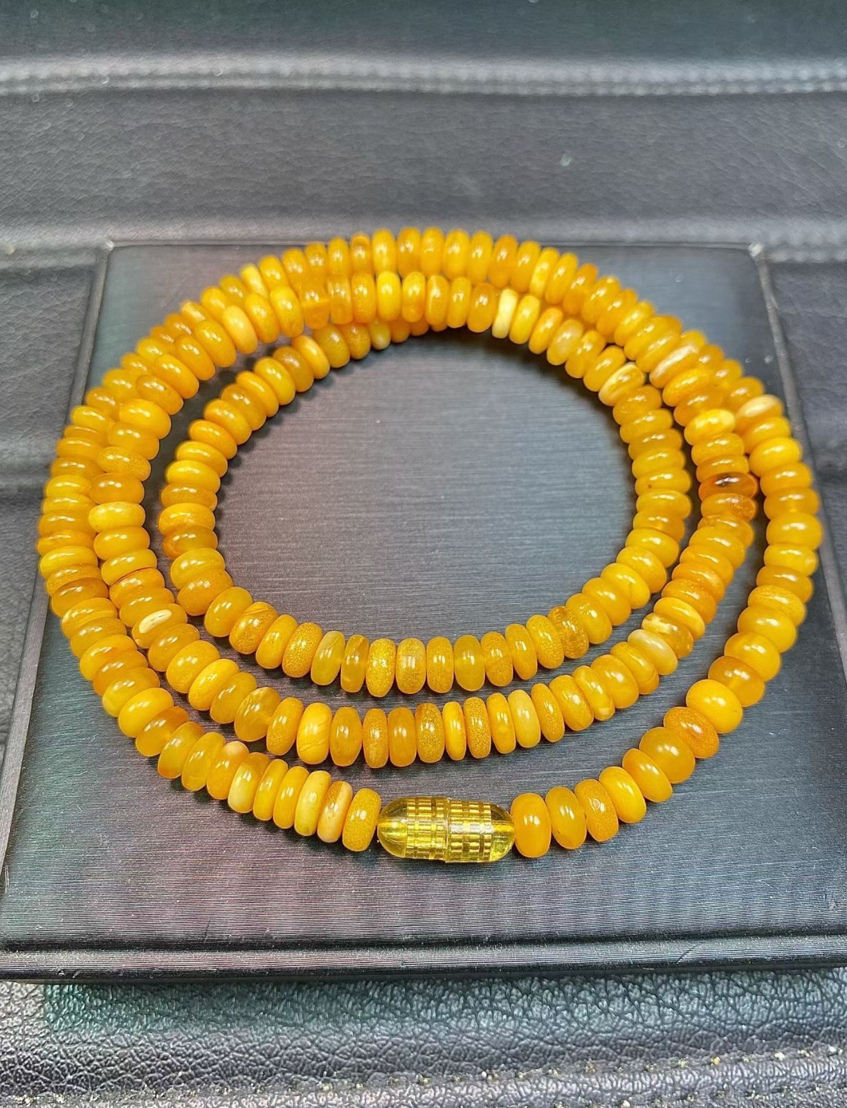 1pc Baltic Honey Amber Spacer Beaded Beautiful necklace 5-6mm