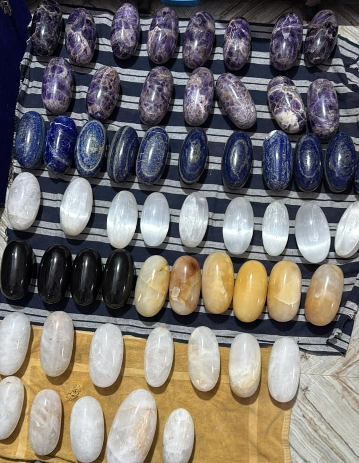 Crystal Stone Healing Hand Carved Lingams Healing Reiki Home Metaphysical Decor