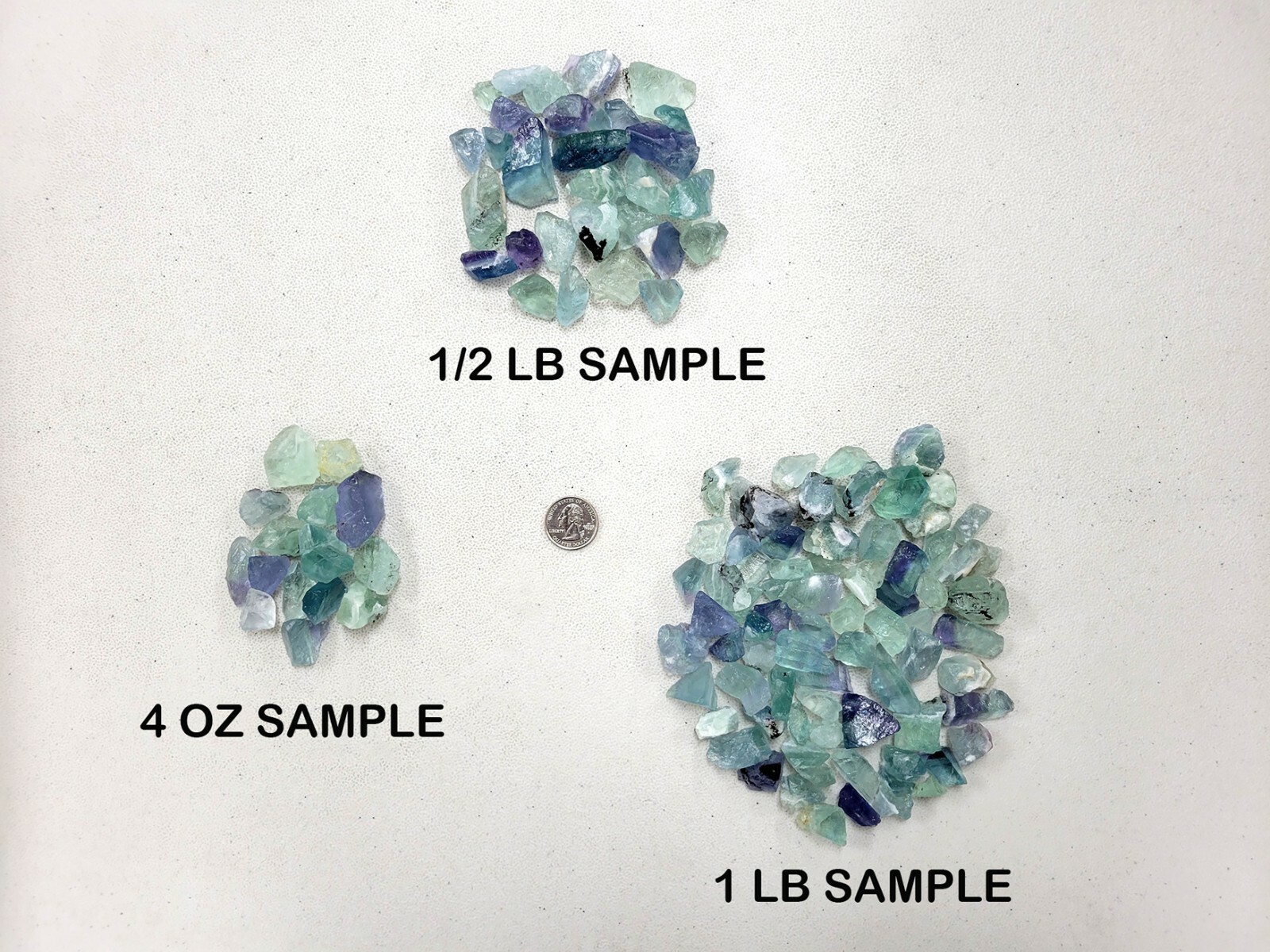 Tiny Fluorite Crystal Chunks Bulk Rocks Gems for Tumbling Healing Jewelry Making