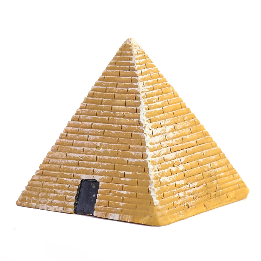2.36″ Retro Ancient Egypt Pyramid Architecture Ornament Crafts Gift Model Decor