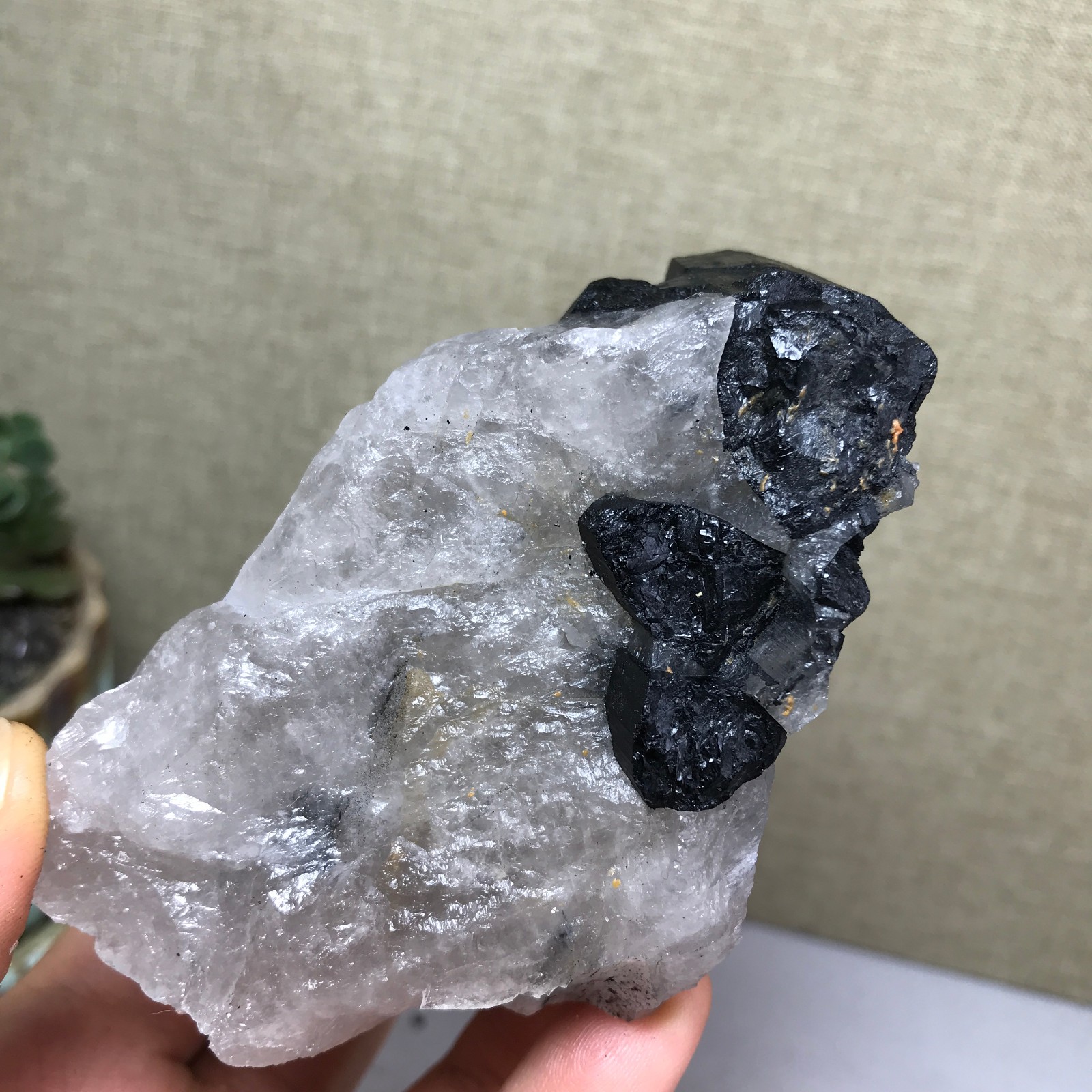 290g Natural tourmaline Crystal paragenesis gemstone original Specimen A4987