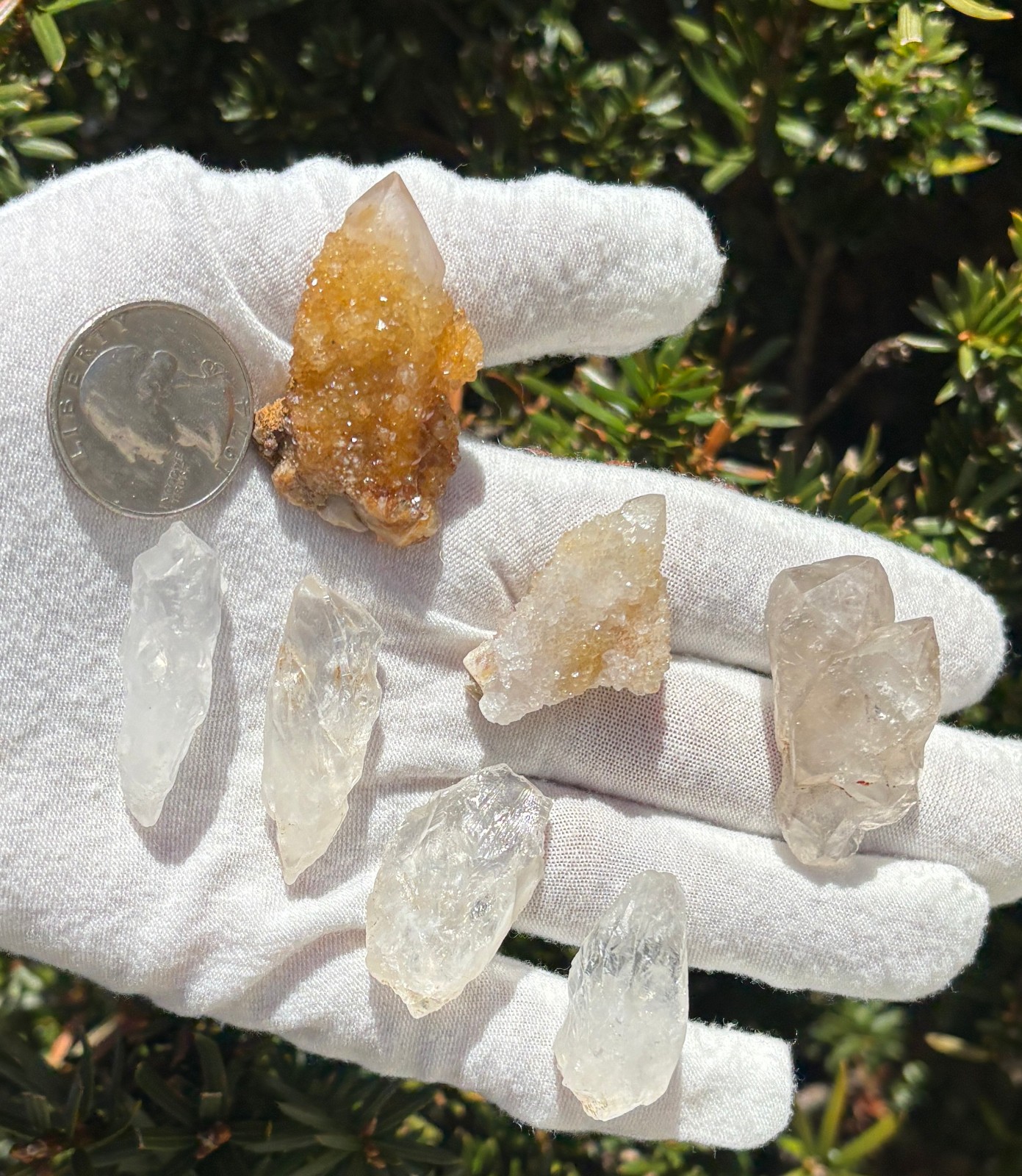 USA SALE 66g LOT AZEZTULITE/SPIRIT QUARTZ/GOLDEN HEALER SPIRIT/ELESTIAL/FAIRY