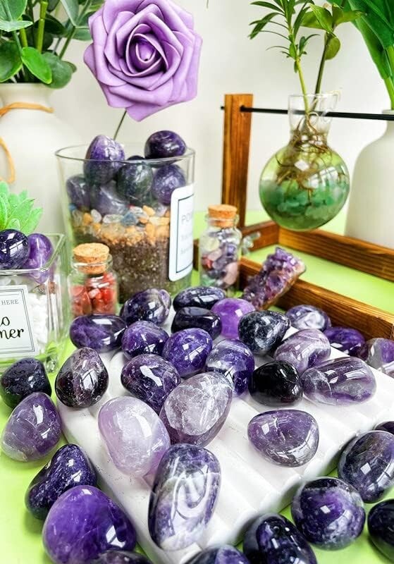Crystals Bulk Natural Irregular Polished Stones Tumbled Rocks Sets Landscape Dec