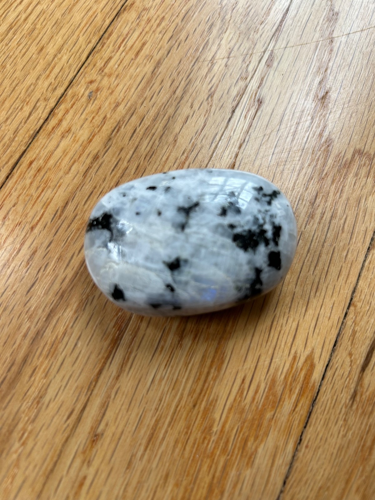 Beautiful Natural Moonstone Palmstone 99g 2.5 inches