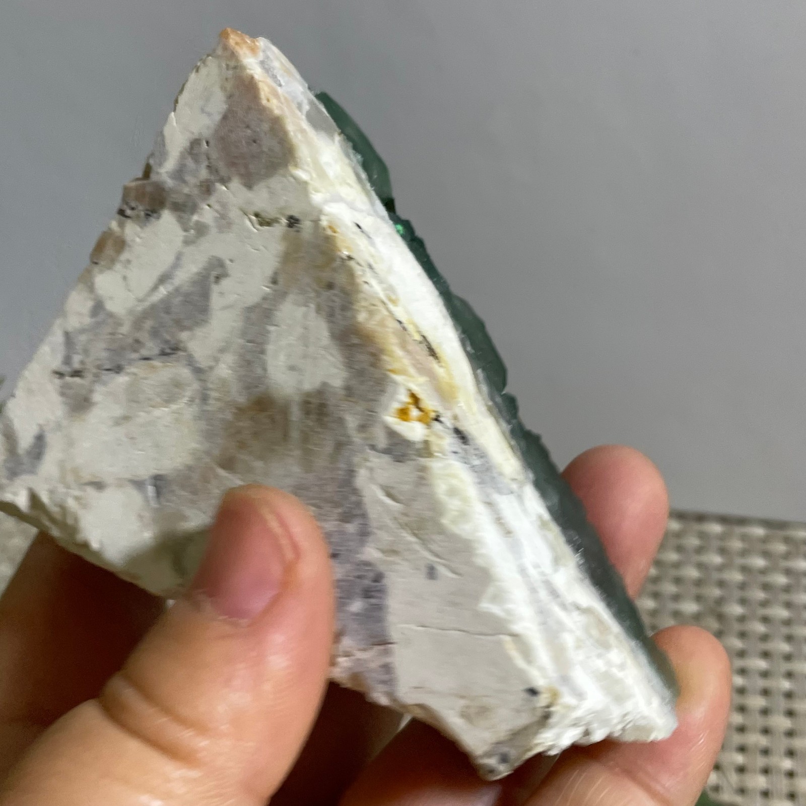 235g NATURAL Green FLUORITE Quartz Crystal Cluster Mineral Specimen
