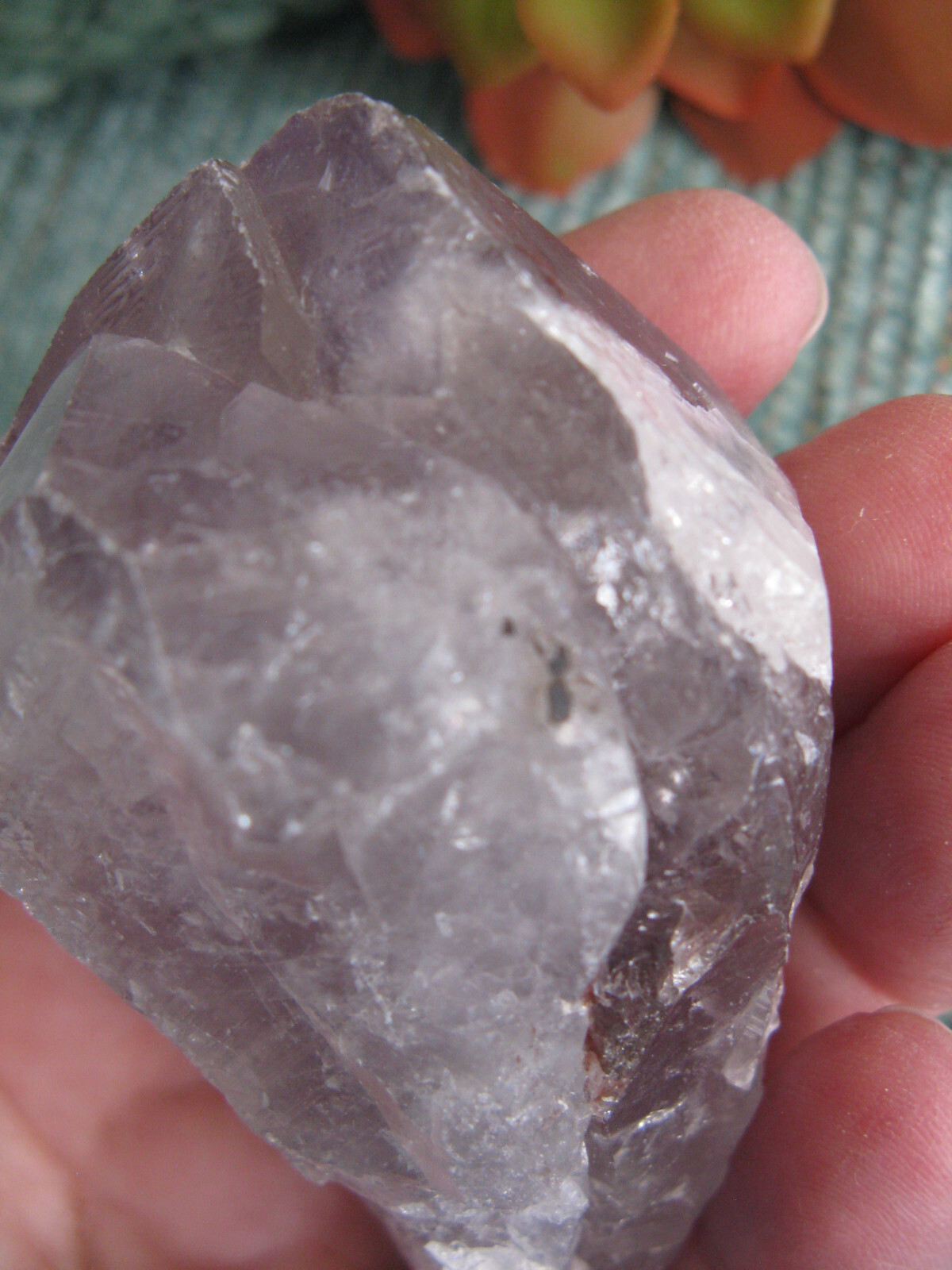 NEW CHUNKY ROUGH NATURAL BRAZILIAN LIGHT PURPLE AMETHYST TWIN POINT