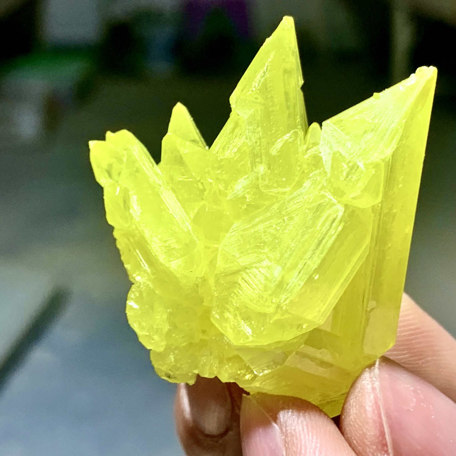 16G Mineral * * Large scale natural sulfur matrix in Sicily