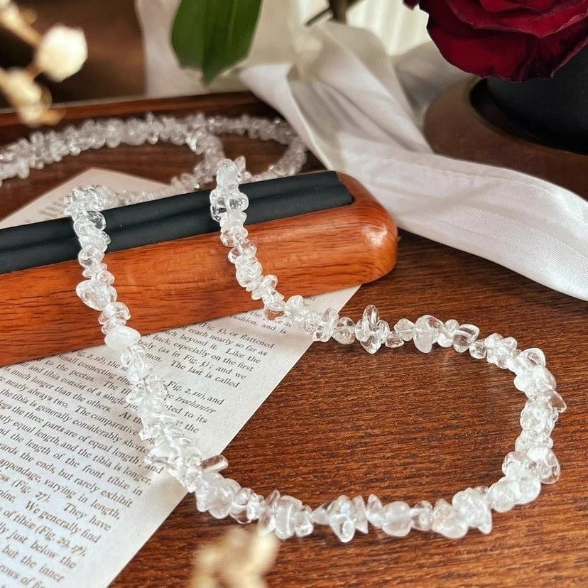 Clear Quartz Crystals Irregular Beads Can Diy Healing Overall length: 80mm