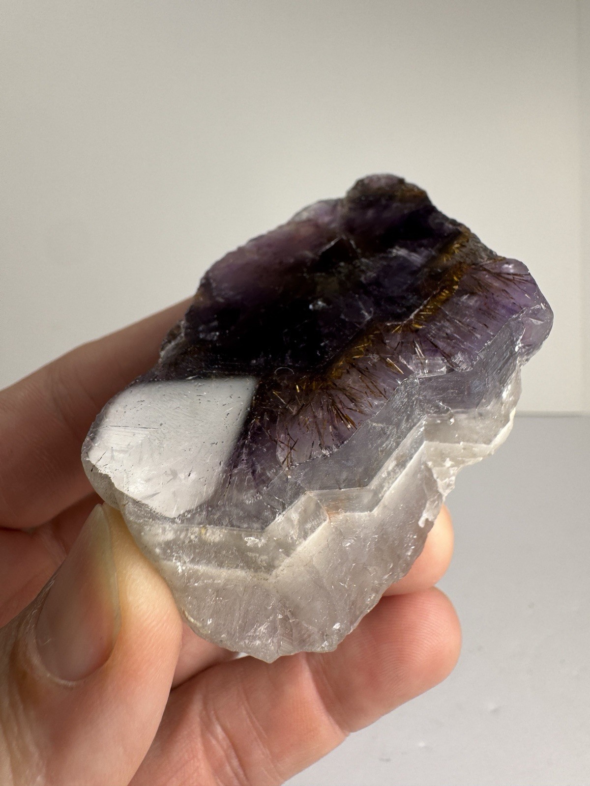 Boreal Amethyst Auralite 23 Crystal – Polished Face