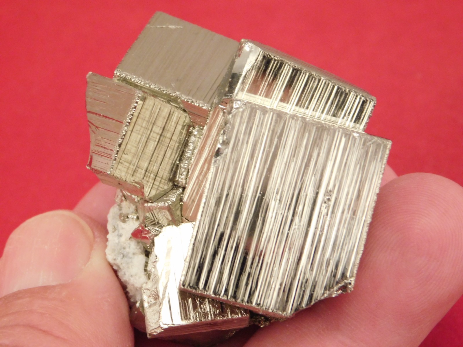 Smaller Nice and 100% Natural Pyrite CUBE Cluster Huanzala Mine Peru 132gr