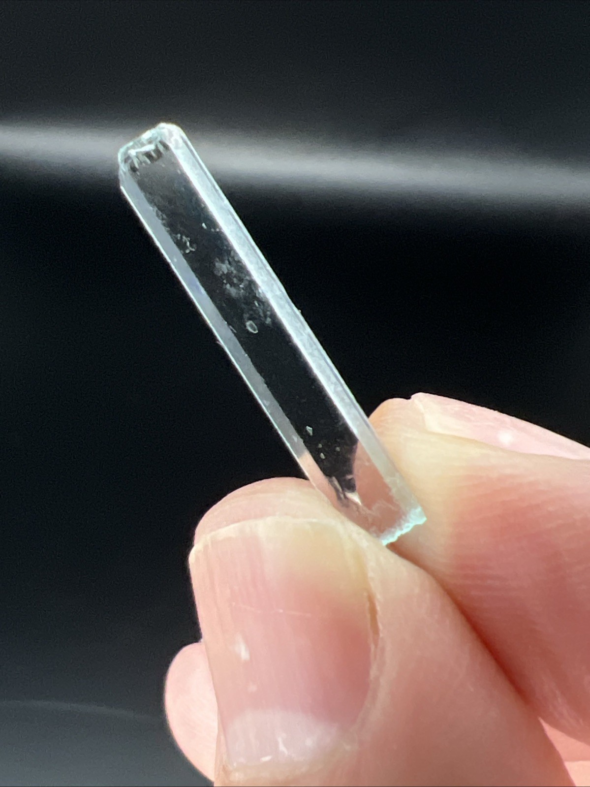 Vanadium Emerald Crystal – Nigeria Green Beryl Eye Clean Terminated – 1301