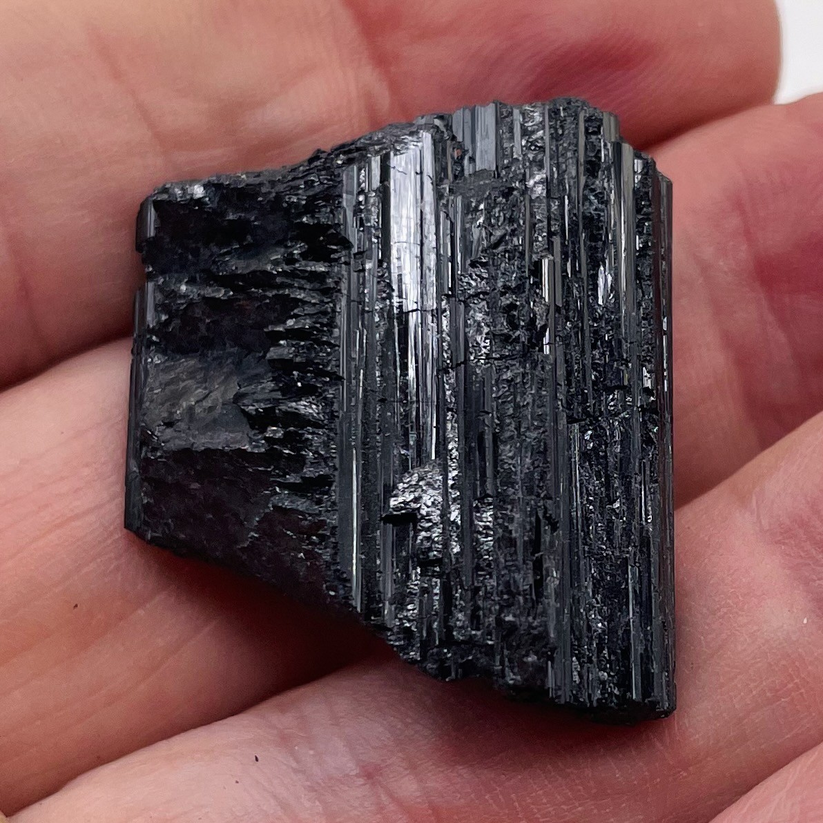 Black Tourmaline 16g Natural Specimen| 30x27x13mm | Black | 1 Display Specimen |