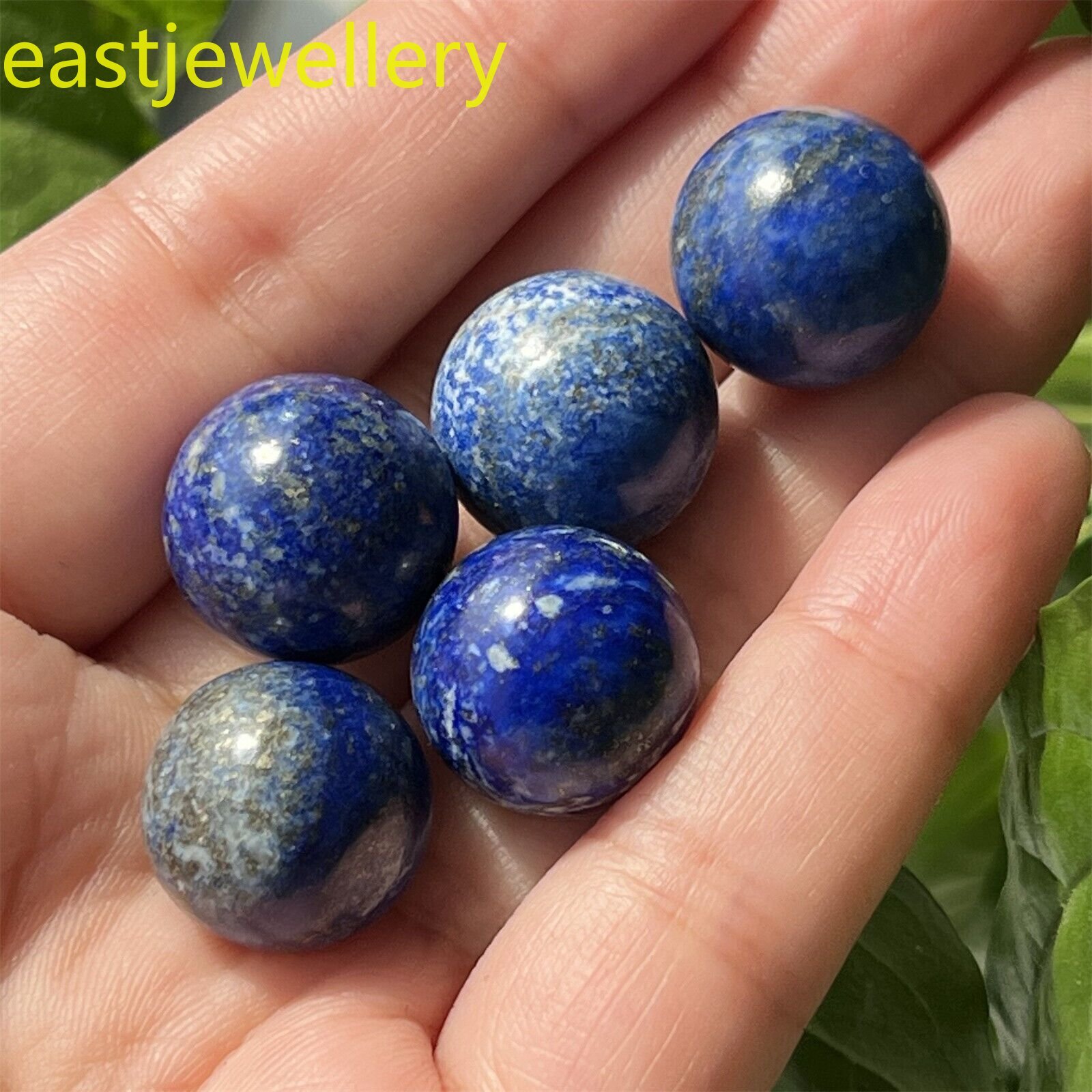 12pcs Natural Lapis Lazuli jasper ball quartz crystal carved Sphere gem 15mm+