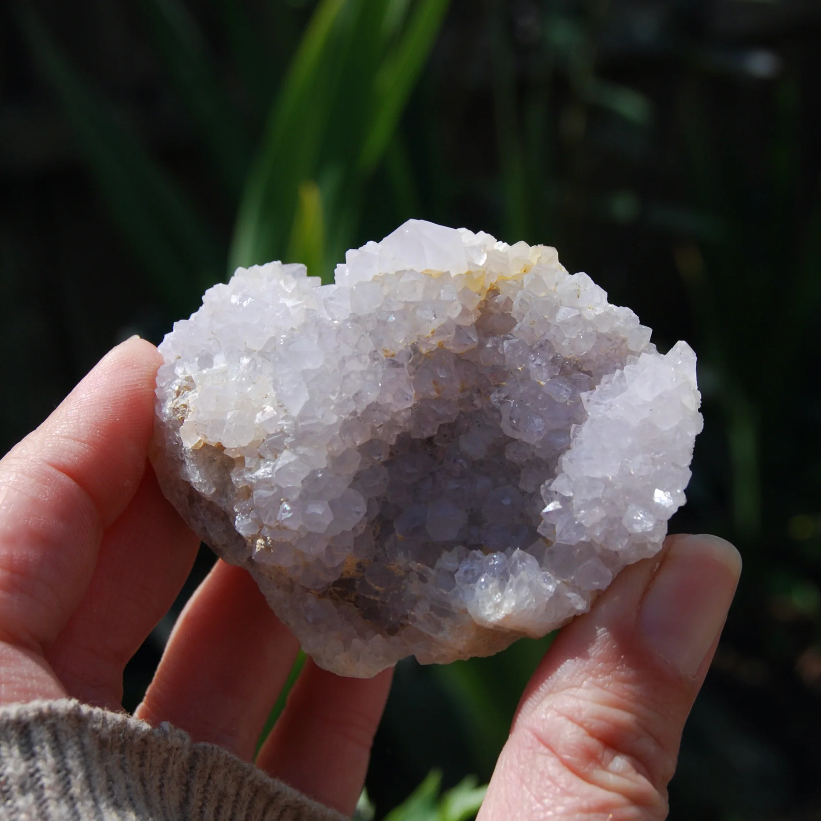 3in 143g Amethyst Spirit Quartz Crystal Cluster, Medium Spirit Quartz, South Afr