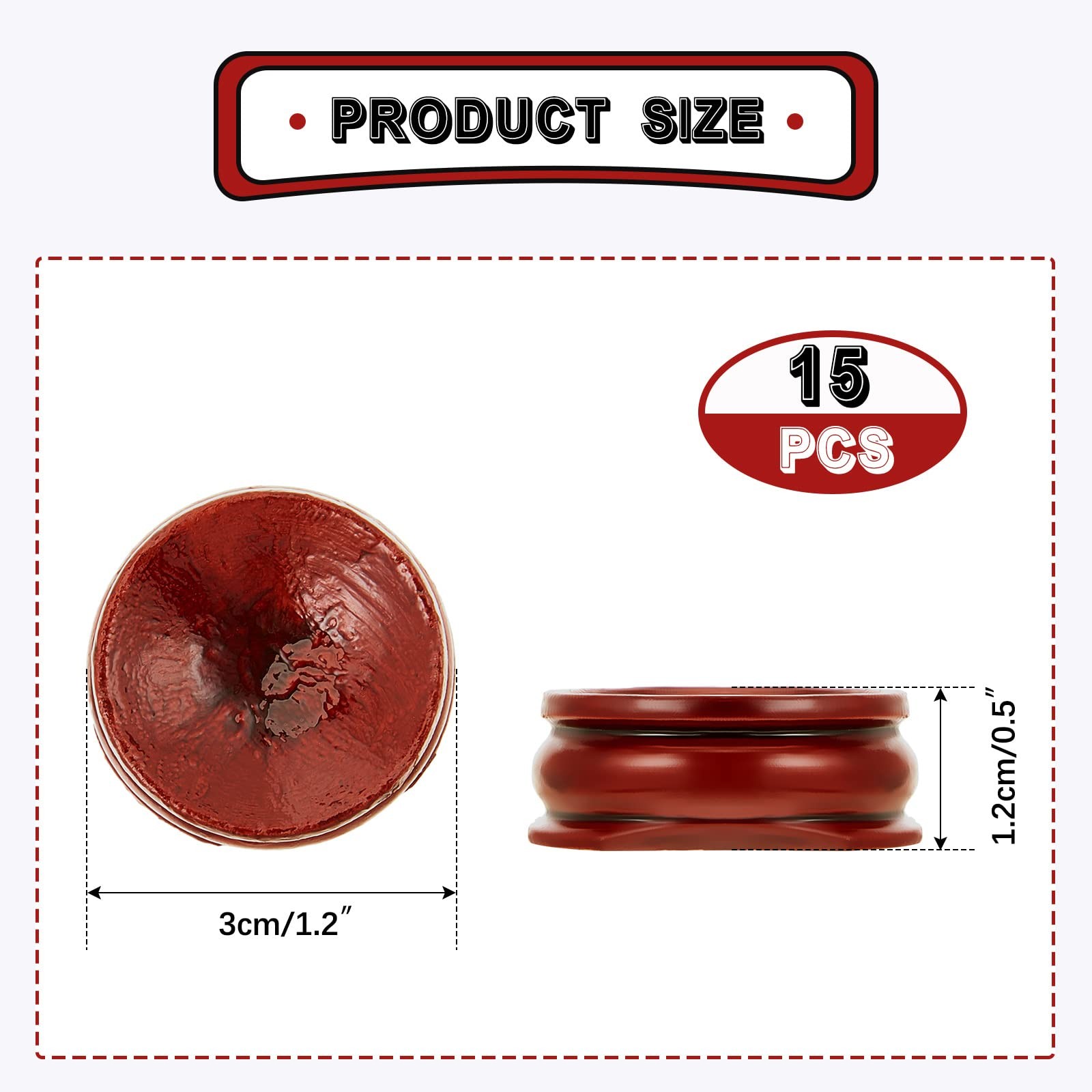 Taiyin 15 Pcs Sphere Stands for Display Crystal, Crystal Holder Wood Egg Ball…