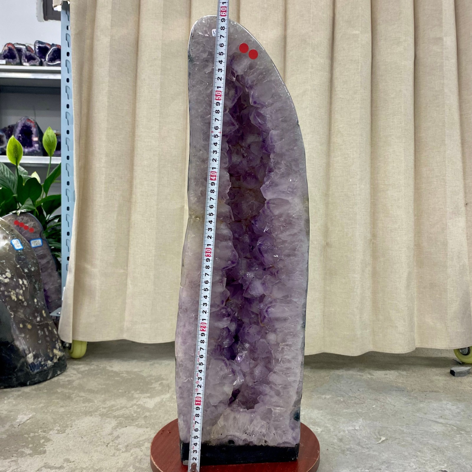 37.45LB Natural agate Amethyst geode quartz cluster crystal Cathedral specimen