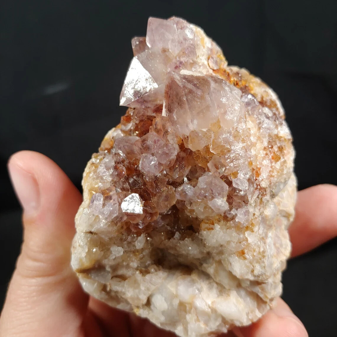 Amethyst Hematite Spirit Quartz, Nice Colors, Sparkly – South Africa