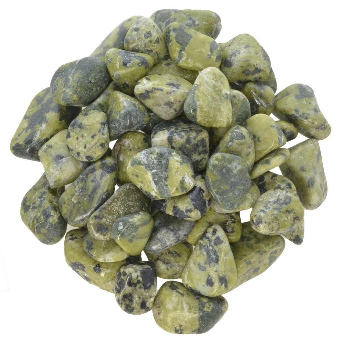 3 lbs Nephrite Jade Tumbled Stones – Grade 1 – Small – 0.75″ to 1.25″ Avg.